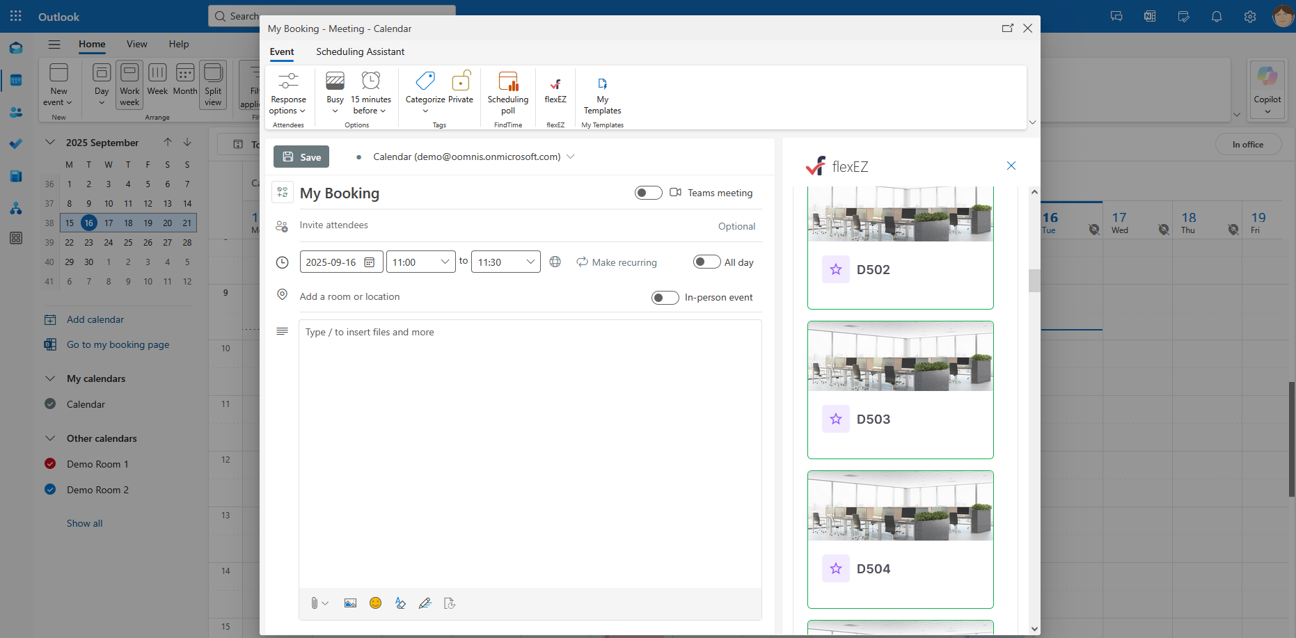 Outlook calendar synchronization